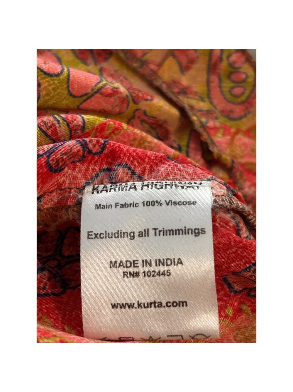 Karma Highway Pink Floral Boho Maxi Dress One Size Gypsy Style - Picture 10 of 13